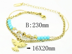 HY Wholesale Bracelets 316L Stainless Steel Jewelry Bracelets-HY32B0486HHW