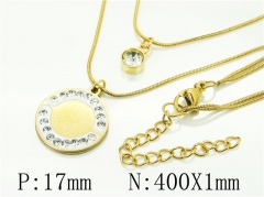 HY Wholesale Necklaces Stainless Steel 316L Jewelry Necklaces-HY34N0066LS