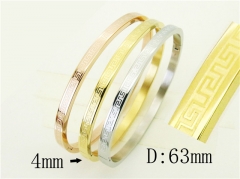 HY Wholesale Bangles Stainless Steel 316L Fashion Bangle-HY42B0230HOA