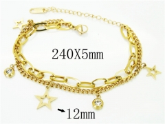 HY Wholesale Bracelets 316L Stainless Steel Jewelry Bracelets-HY26B0109NG