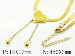 HY Wholesale Necklaces Stainless Steel 316L Jewelry Necklaces-HY34N0023LLY