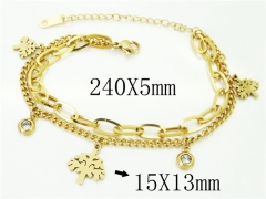 HY Wholesale Bracelets 316L Stainless Steel Jewelry Bracelets-HY26B0125NA