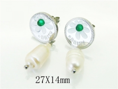 HY Wholesale Earrings 316L Stainless Steel Earrings-HY32E0222HZL