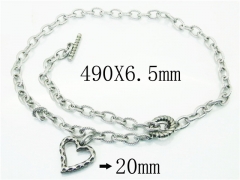 HY Wholesale Necklaces Stainless Steel 316L Jewelry Necklaces-HY21N0121HKF