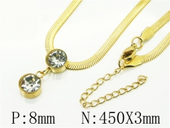 HY Wholesale Necklaces Stainless Steel 316L Jewelry Necklaces-HY34N0035KL