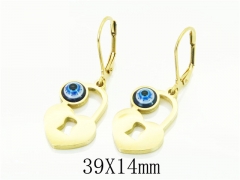 HY Wholesale Earrings 316L Stainless Steel Earrings-HY12E0281KQ