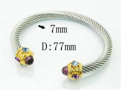 HY Wholesale Bangles Stainless Steel 316L Fashion Bangle-HY38B0780IIF