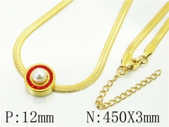 HY Wholesale Necklaces Stainless Steel 316L Jewelry Necklaces-HY34N0031LLE