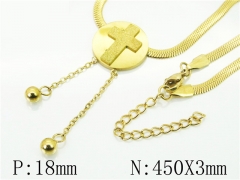 HY Wholesale Necklaces Stainless Steel 316L Jewelry Necklaces-HY34N0028LLG