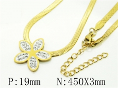 HY Wholesale Necklaces Stainless Steel 316L Jewelry Necklaces-HY34N0039KOF