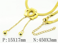 HY Wholesale Necklaces Stainless Steel 316L Jewelry Necklaces-HY34N0024LLU