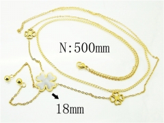 HY Wholesale Necklaces Stainless Steel 316L Jewelry Necklaces-HY34N0058OL