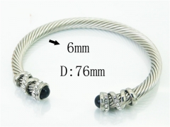 HY Wholesale Bangles Stainless Steel 316L Fashion Bangle-HY38B0772IHD