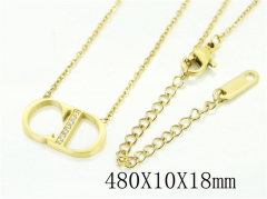 HY Wholesale Necklaces Stainless Steel 316L Jewelry Necklaces-HY19N0435PR