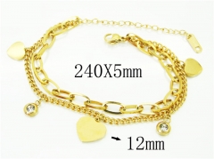 HY Wholesale Bracelets 316L Stainless Steel Jewelry Bracelets-HY26B0124NE