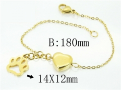 HY Wholesale Bracelets 316L Stainless Steel Jewelry Bracelets-HY91B0157OG