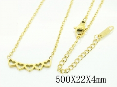 HY Wholesale Necklaces Stainless Steel 316L Jewelry Necklaces-HY19N0419MS