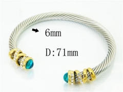 HY Wholesale Bangles Stainless Steel 316L Fashion Bangle-HY38B0774IIQ