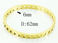 HY Wholesale Bangles Stainless Steel 316L Fashion Bangle-HY64B1521HKS