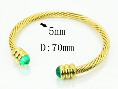 HY Wholesale Bangles Stainless Steel 316L Fashion Bangle-HY38B0845HMX