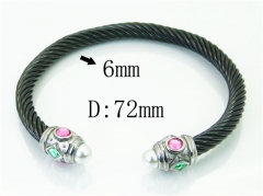 HY Wholesale Bangles Stainless Steel 316L Fashion Bangle-HY38B0830IIZ