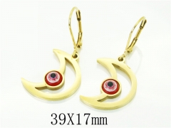 HY Wholesale Earrings 316L Stainless Steel Earrings-HY12E0280KB