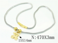 HY Wholesale Necklaces Stainless Steel 316L Jewelry Necklaces-HY52N0203IMF