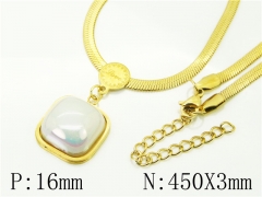 HY Wholesale Necklaces Stainless Steel 316L Jewelry Necklaces-HY34N0055LLV