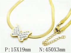 HY Wholesale Necklaces Stainless Steel 316L Jewelry Necklaces-HY34N0045KOS