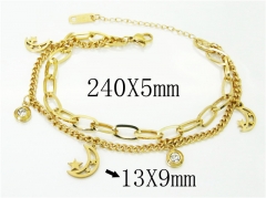 HY Wholesale Bracelets 316L Stainless Steel Jewelry Bracelets-HY26B0097NF