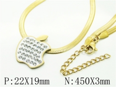 HY Wholesale Necklaces Stainless Steel 316L Jewelry Necklaces-HY34N0042KOE