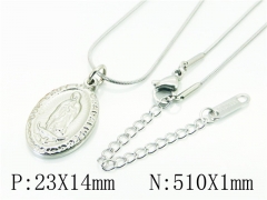 HY Wholesale Necklaces Stainless Steel 316L Jewelry Necklaces-HY59N0209LLV