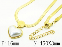 HY Wholesale Necklaces Stainless Steel 316L Jewelry Necklaces-HY34N0053LLX