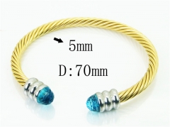 HY Wholesale Bangles Stainless Steel 316L Fashion Bangle-HY38B0843HMA