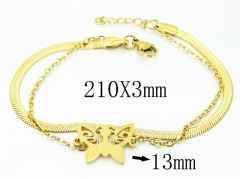 HY Wholesale Bracelets 316L Stainless Steel Jewelry Bracelets-HY34B0048KI