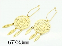 HY Wholesale Earrings Jewelry 316L Stainless Steel Earrings-HY24E0037HHO