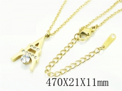 HY Wholesale Necklaces Stainless Steel 316L Jewelry Necklaces-HY69N0009OL