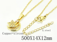 HY Wholesale Necklaces Stainless Steel 316L Jewelry Necklaces-HY54N0572ME