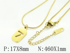 HY Wholesale Necklaces Stainless Steel 316L Jewelry Necklaces-HY69N0043MLX