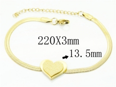 HY Wholesale Bracelets 316L Stainless Steel Jewelry Bracelets-HY34B0046JLW