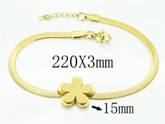 HY Wholesale Bracelets 316L Stainless Steel Jewelry Bracelets-HY34B0044JLD