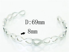 HY Wholesale Bangles Stainless Steel 316L Fashion Bangle-HY91B0226OV