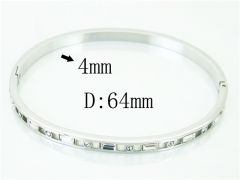 HY Wholesale Bangles Stainless Steel 316L Fashion Bangle-HY19B1017HJD