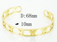 HY Wholesale Bangles Stainless Steel 316L Fashion Bangle-HY91B0201HBB