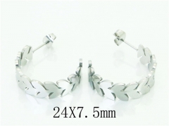 HY Wholesale Earrings Jewelry 316L Stainless Steel Earrings-HY80E0579MZ