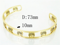 HY Wholesale Bangles Stainless Steel 316L Fashion Bangle-HY91B0207HSS