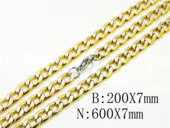 HY Wholesale Stainless Steel 316L Necklaces Bracelets Sets-HY40S0515HNL