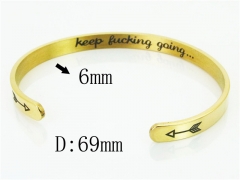 HY Wholesale Bangles Stainless Steel 316L Fashion Bangle-HY91B0232OV