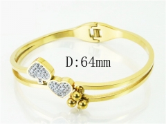 HY Wholesale Bangles Stainless Steel 316L Fashion Bangle-HY32B0591HMX