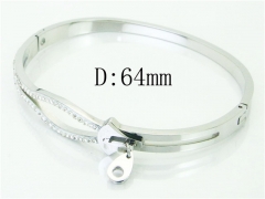 HY Wholesale Bangles Stainless Steel 316L Fashion Bangle-HY32B0622HJV